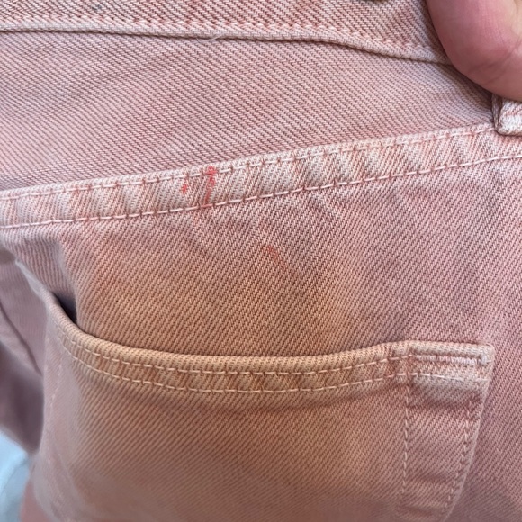 SLVRLAKE Grace Ankle Wide Leg Jeans in Blush - Picture 14 of 15